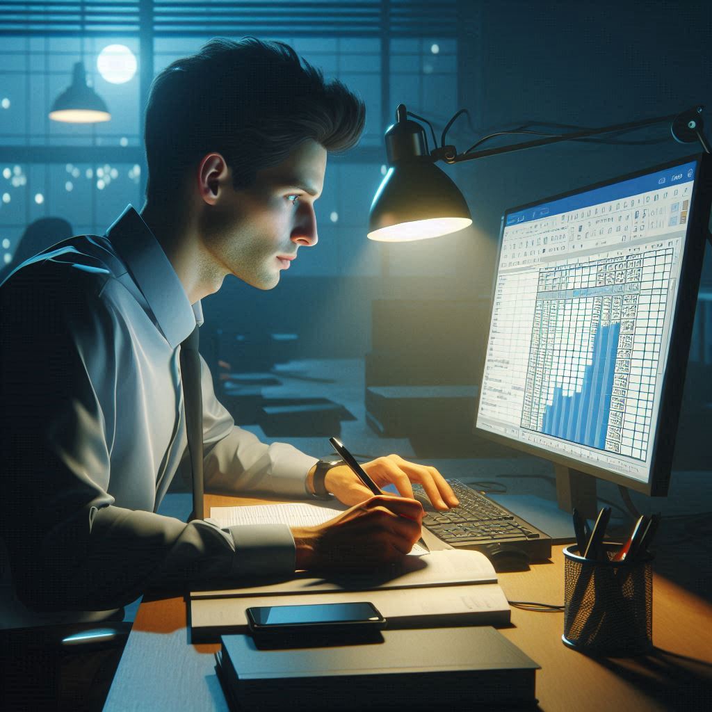 A beginner learning Excel